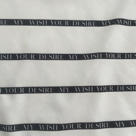 New Zara Bodysuit “my wish your desire “ - Picture 3 of 4